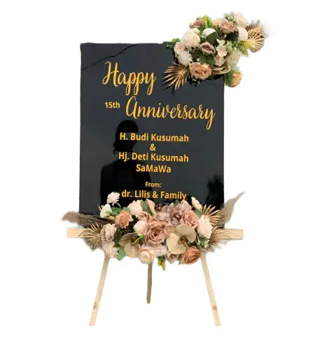 Papan Bunga Akrilik Waled Desa